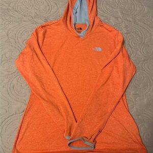 The North Face Orange and Gray Women's Top